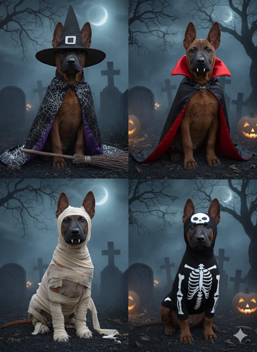 ฮาโลวีนนี้ หมาหลังอานพร้อมหลอน!!